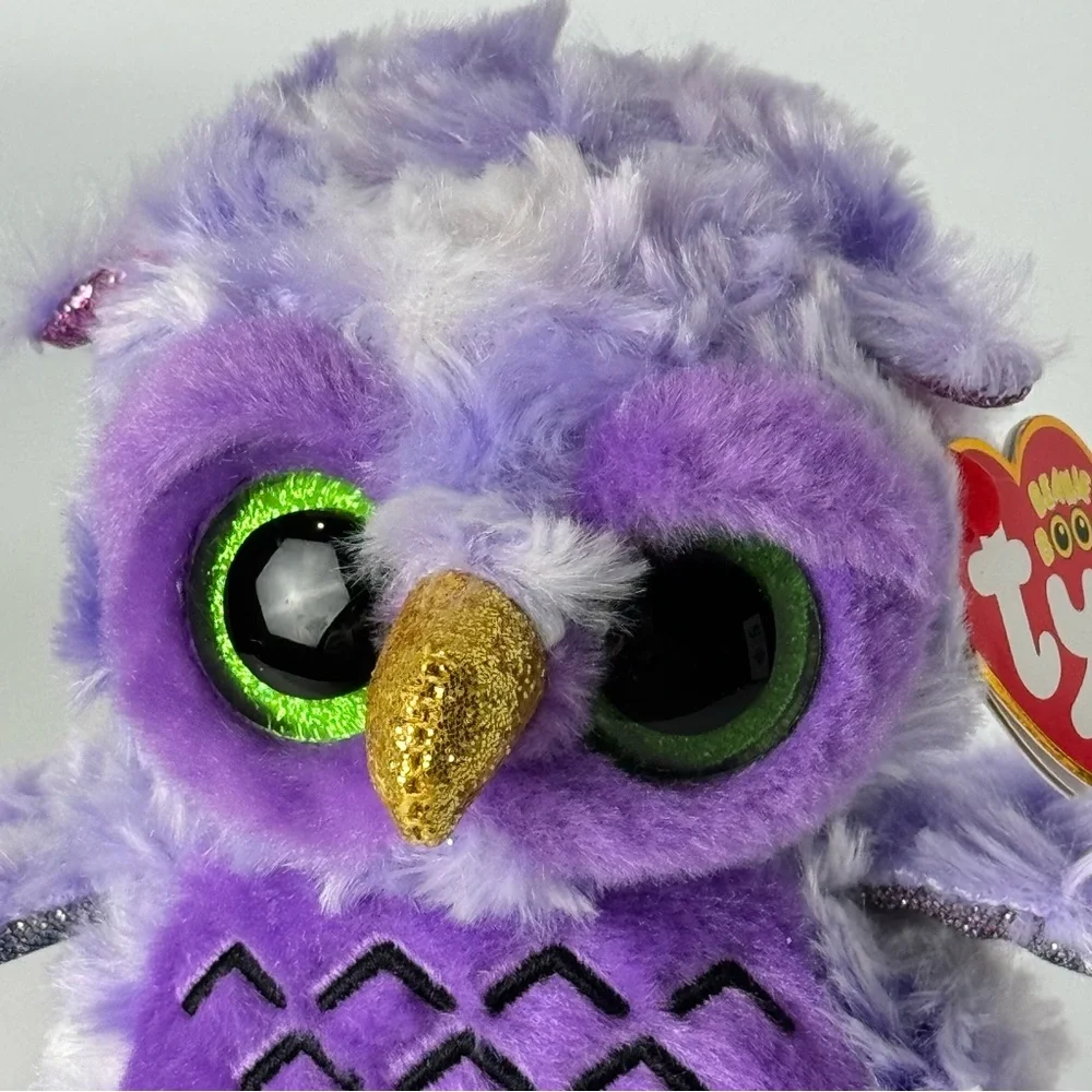 Ty Beanie Boos Owlivia the Purple Owl 5”